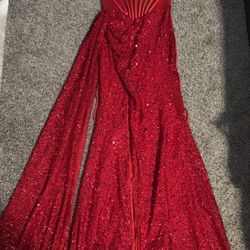 Red Prom Dress Size Small