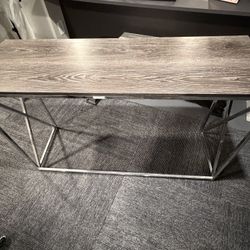 Modern Console Table Gray