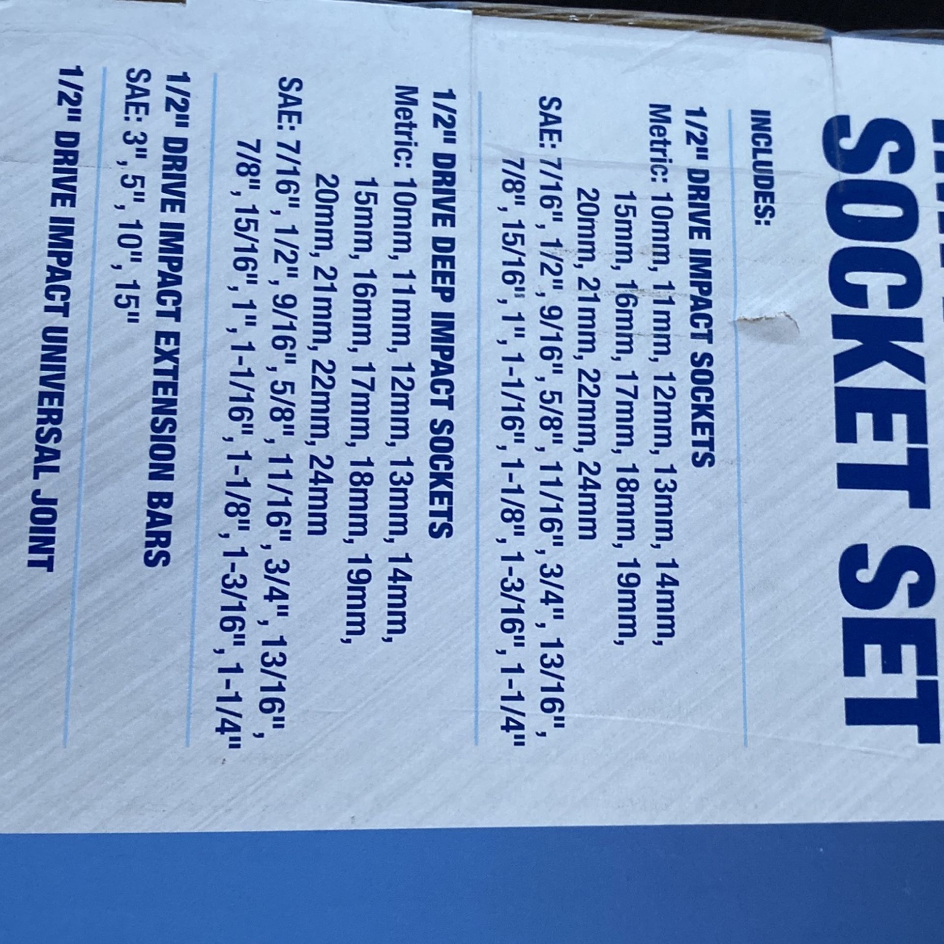 Quinn Master Impact Socket Set for Sale in Los Angeles, CA OfferUp