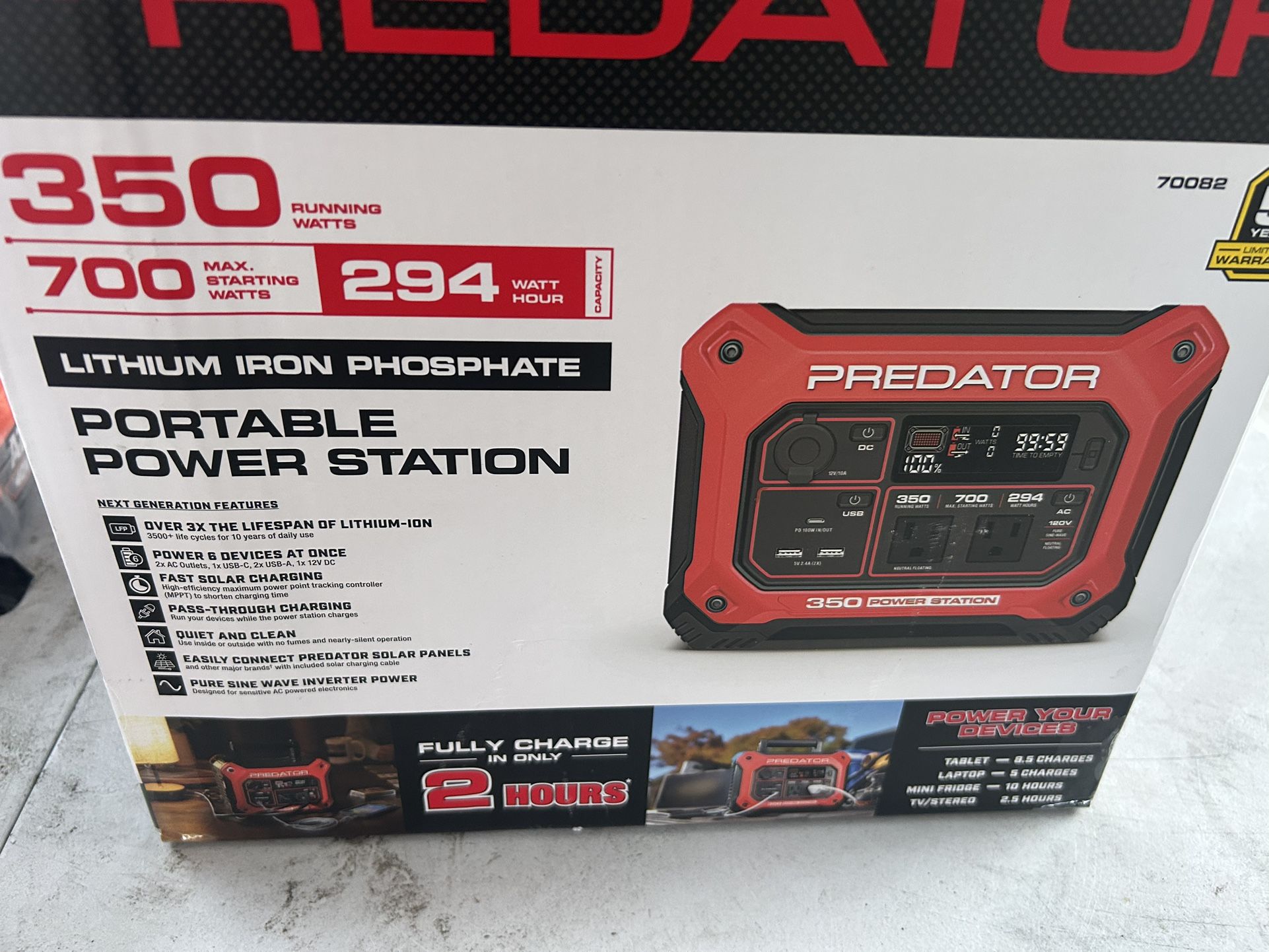 New Predator 350 Power Station Complete Set