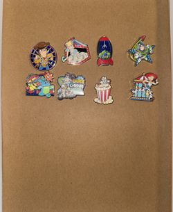 Toy Story Disneyland Disney Mystery Pin Set 