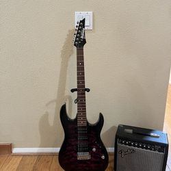 Ibanez Gio W/ Fender Amp