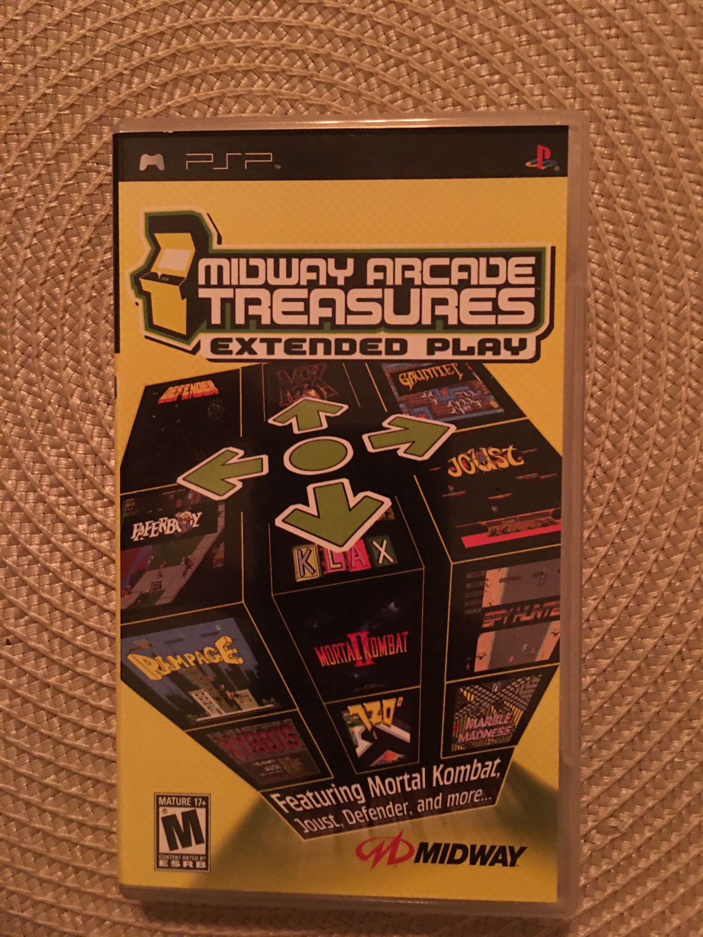 Sony psp midway arcade treasures
