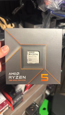 AMD Ryzen 5 7600X 6-Core, 12-Thread Unlocked Desktop Processo