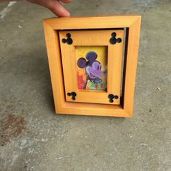 Wooden Mickey Frame