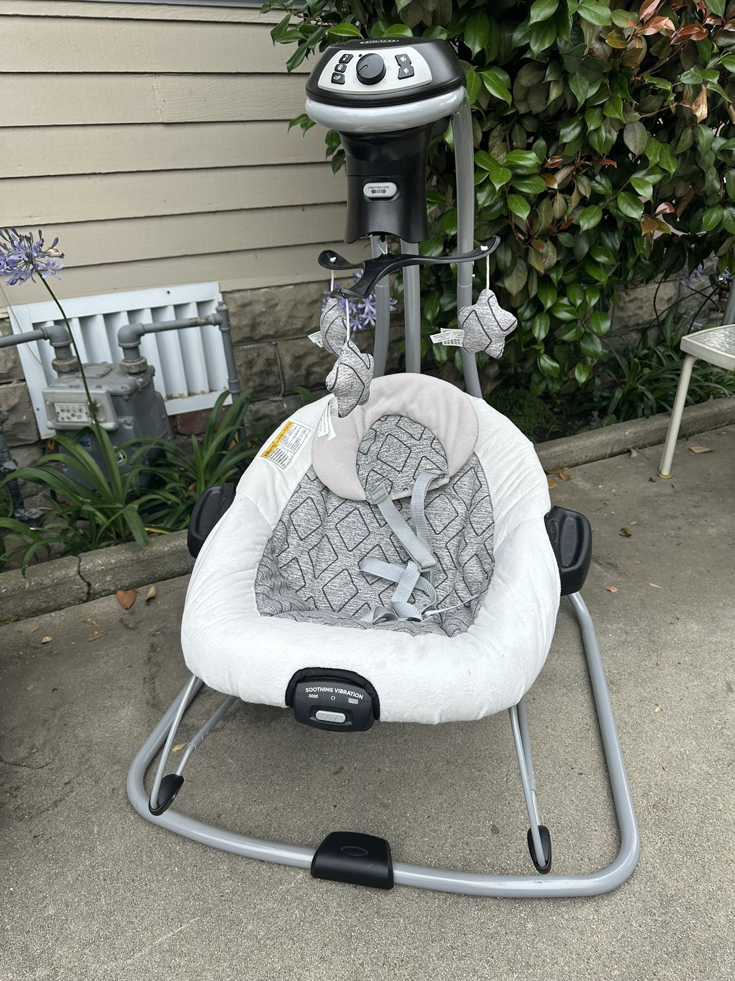 Baby Swing With Detachable Bouncer