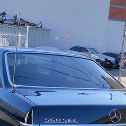 Mercedes 500sec 560sec Rear Glass 