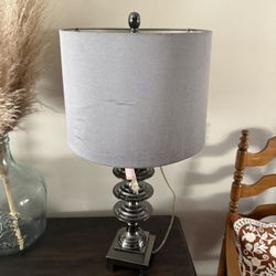 Gray Colored Lamp