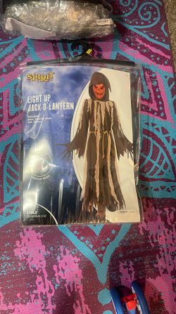 Kids Scary Pumpkin Boys 8-10