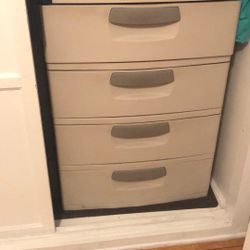 Cajonera  de plástico Para ropa 