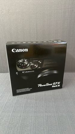 Canon powerShot G7X Mark III Camera