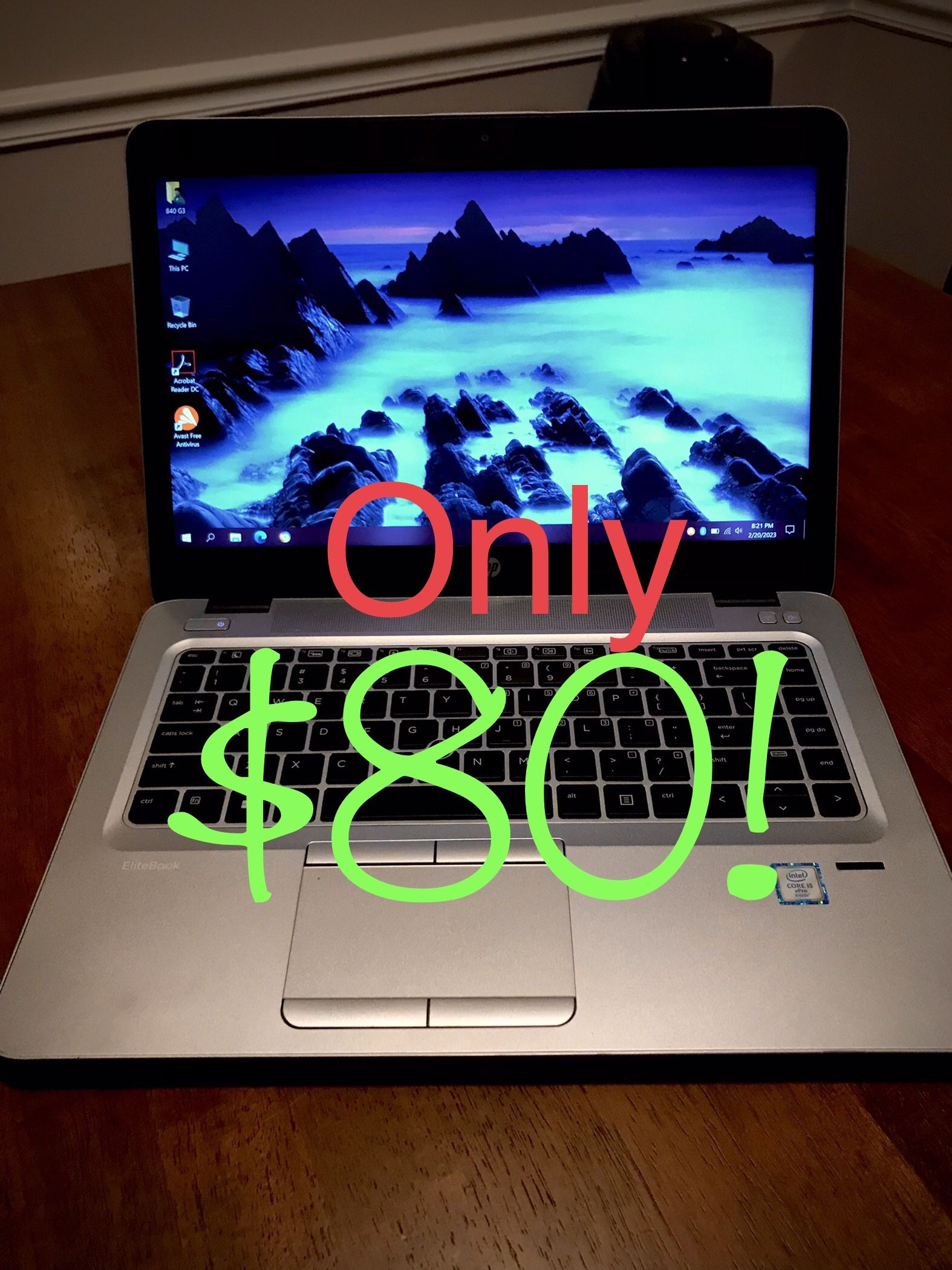 HP Elitebook 840 G3 Business Laptop. Quick And Light