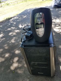 Combo:Wine Enthusiast Chiller & Waring pro wine chiller