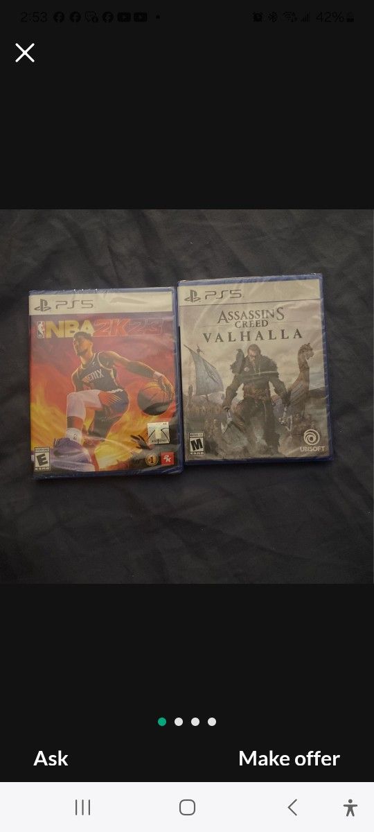 Playstation 4/5 Games New In Box Sealed