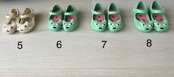 Mini Melissa Shoes, Sizes 5-12