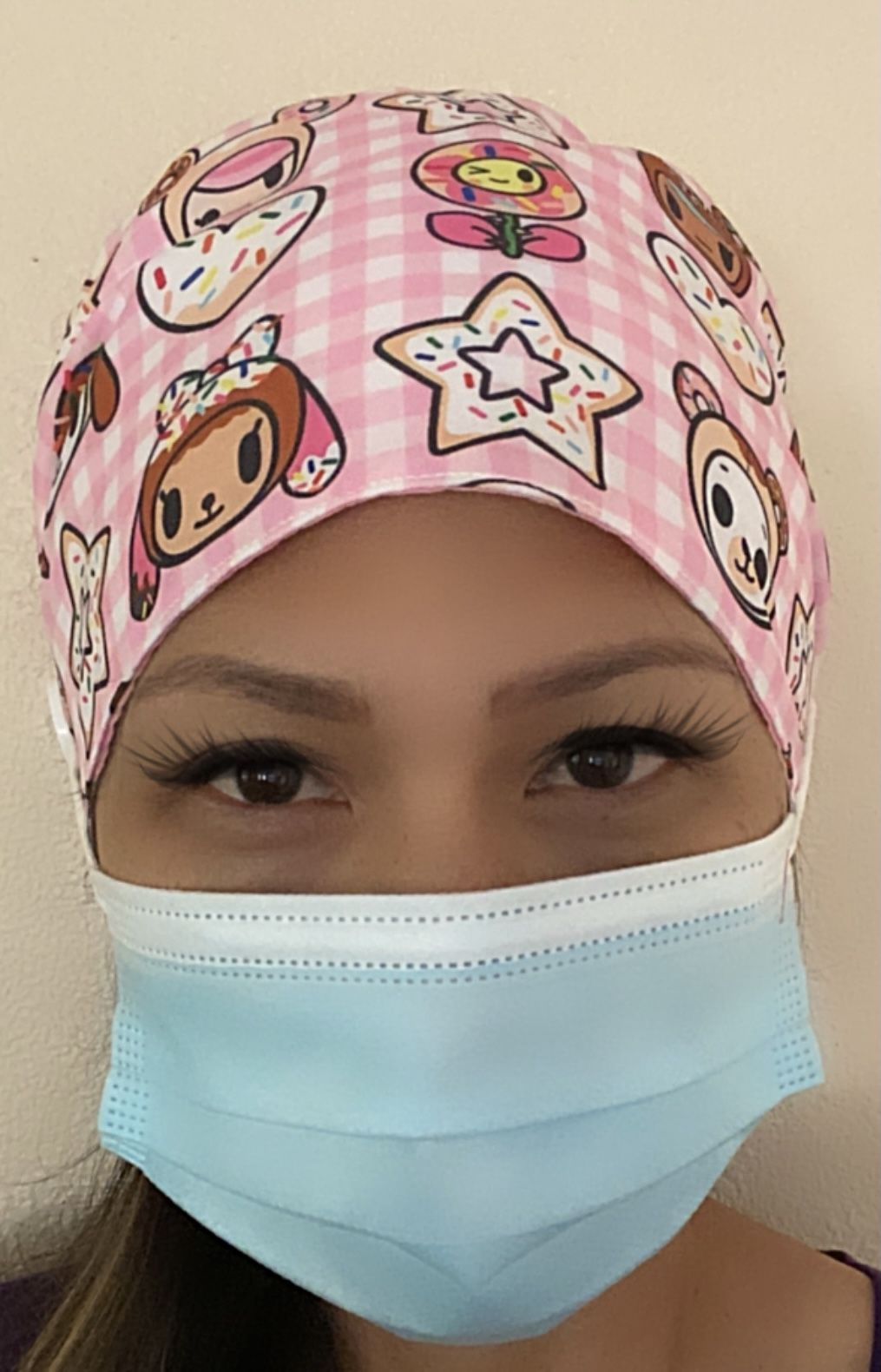 “LAST ONE” Tokidoki Scrub Cap with ear saver buttons