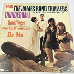 More Themes From The James Bond Thrillers Mono Vinyl LP London LL 3445 VG+ VG