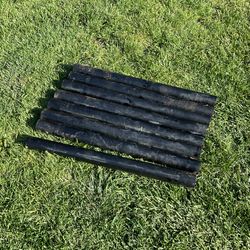 Black Aluminum Pipes