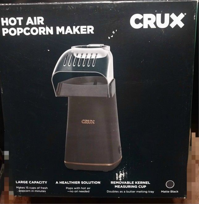 CRUX-Hot Air Popcorn Popper Maker