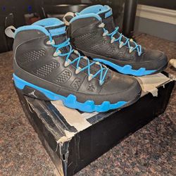 Nike Air Jordan 9 Retro IX Slim Jenkins 2012 - Sz 11.5 - 302370 045, UNC Blue