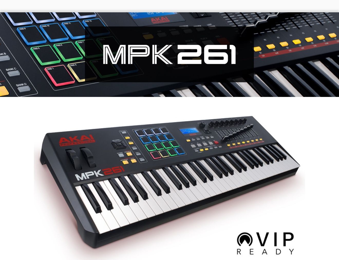 Akai Professional MPK261 USB MIDI Keyboard Controller – Like New
