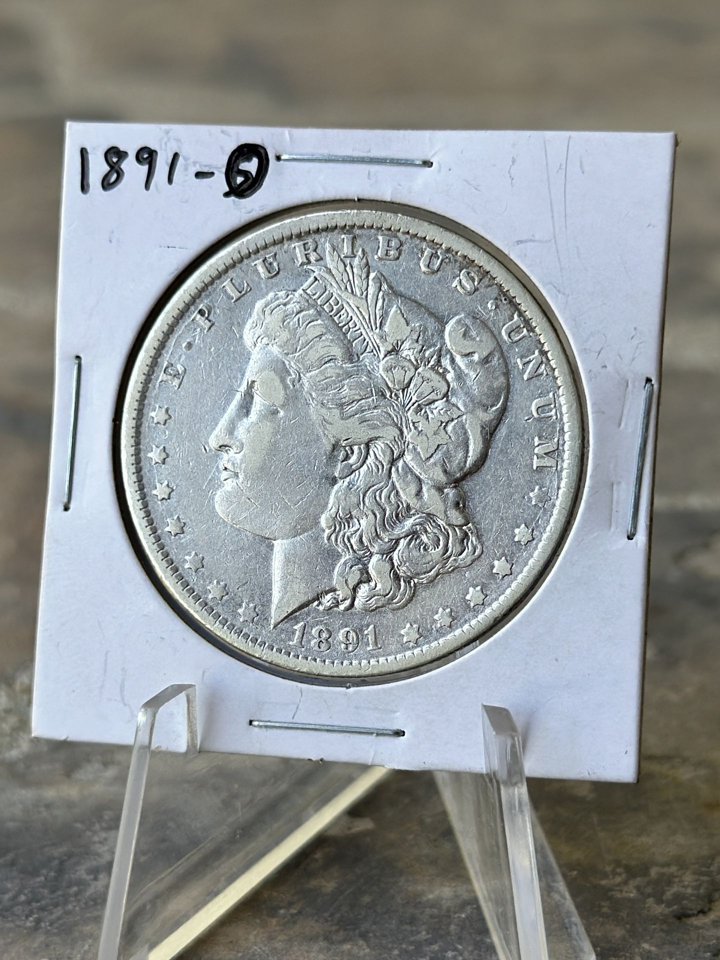 1891-O Morgan Silver Dollar Coin 