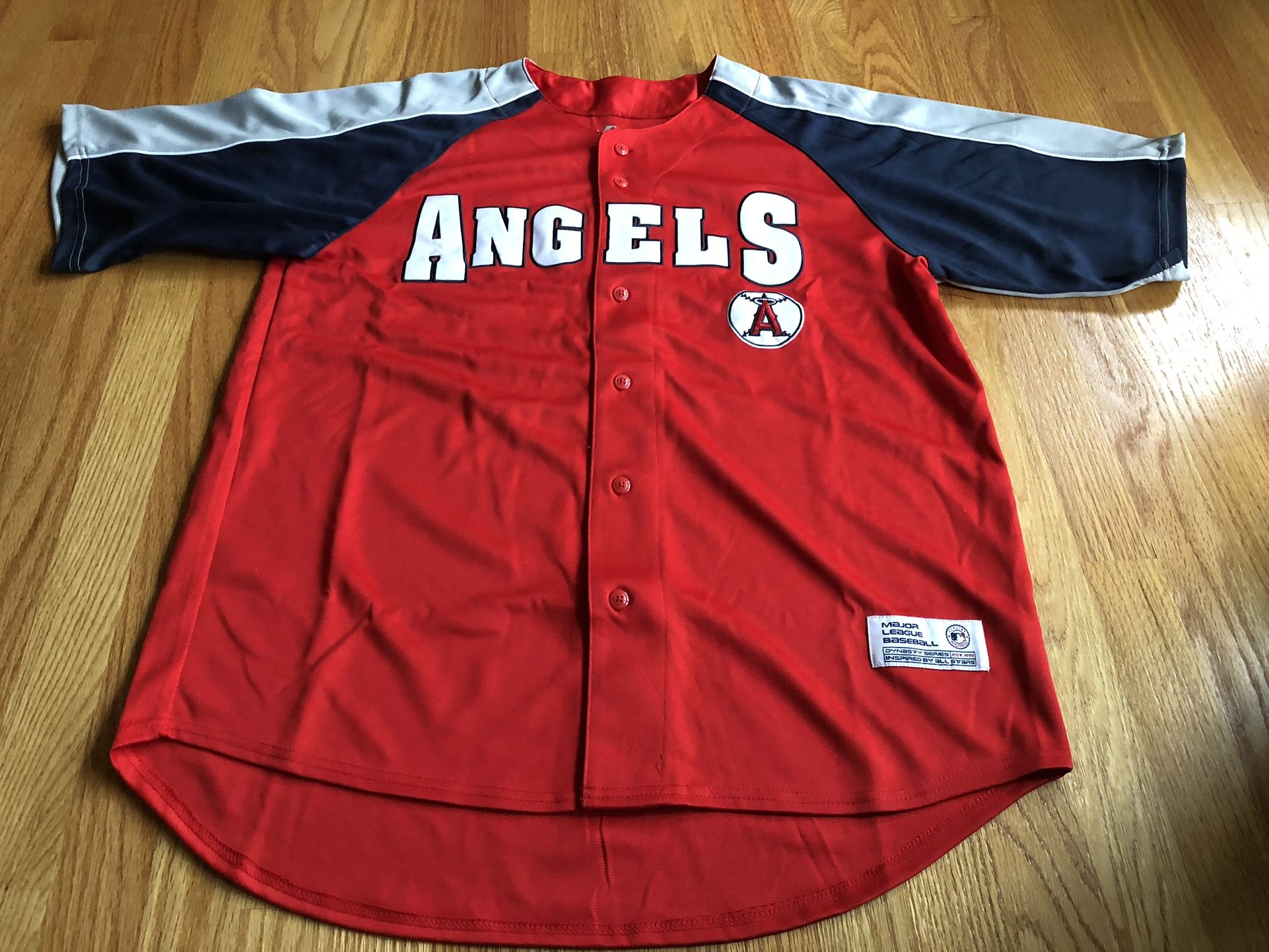 New MLB Angels Jersey Dynasty Series Size XL (48-50)