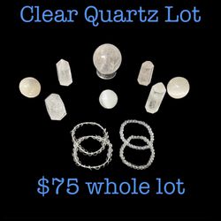 Clear Quartz Lot