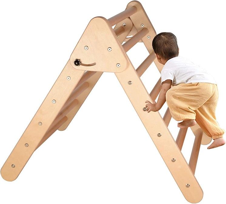Pikler Triangle Climbing Ladder