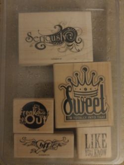 Stampin' Up! Seriously Sassy rubber stamp set