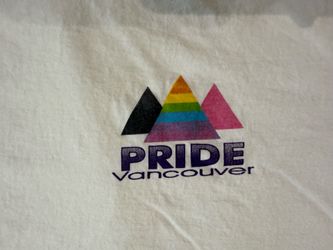 Vintage 1990’s T-shirt - Vancouver Pride (Vancouver, BC, Canada).  Size XL