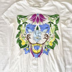 Gucci Short-Sleeve Lion T-Shirt, Size 4-12