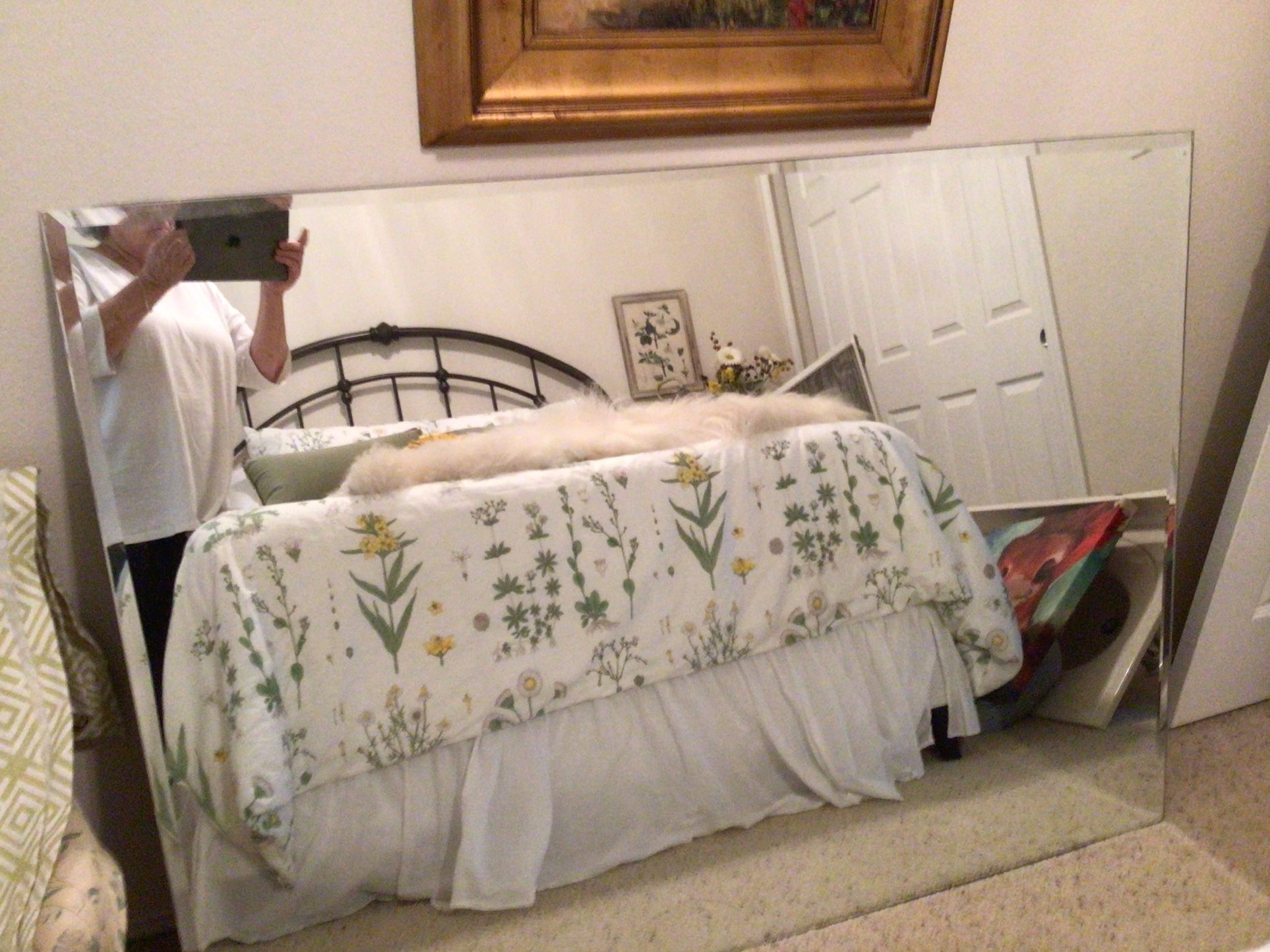 Bathroom Mirror $25.00.