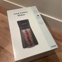 Ambiano Black Modern Kitchen Iced Coffee Maker Machine