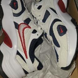 White, Red, Blue AL8 Sneakers 