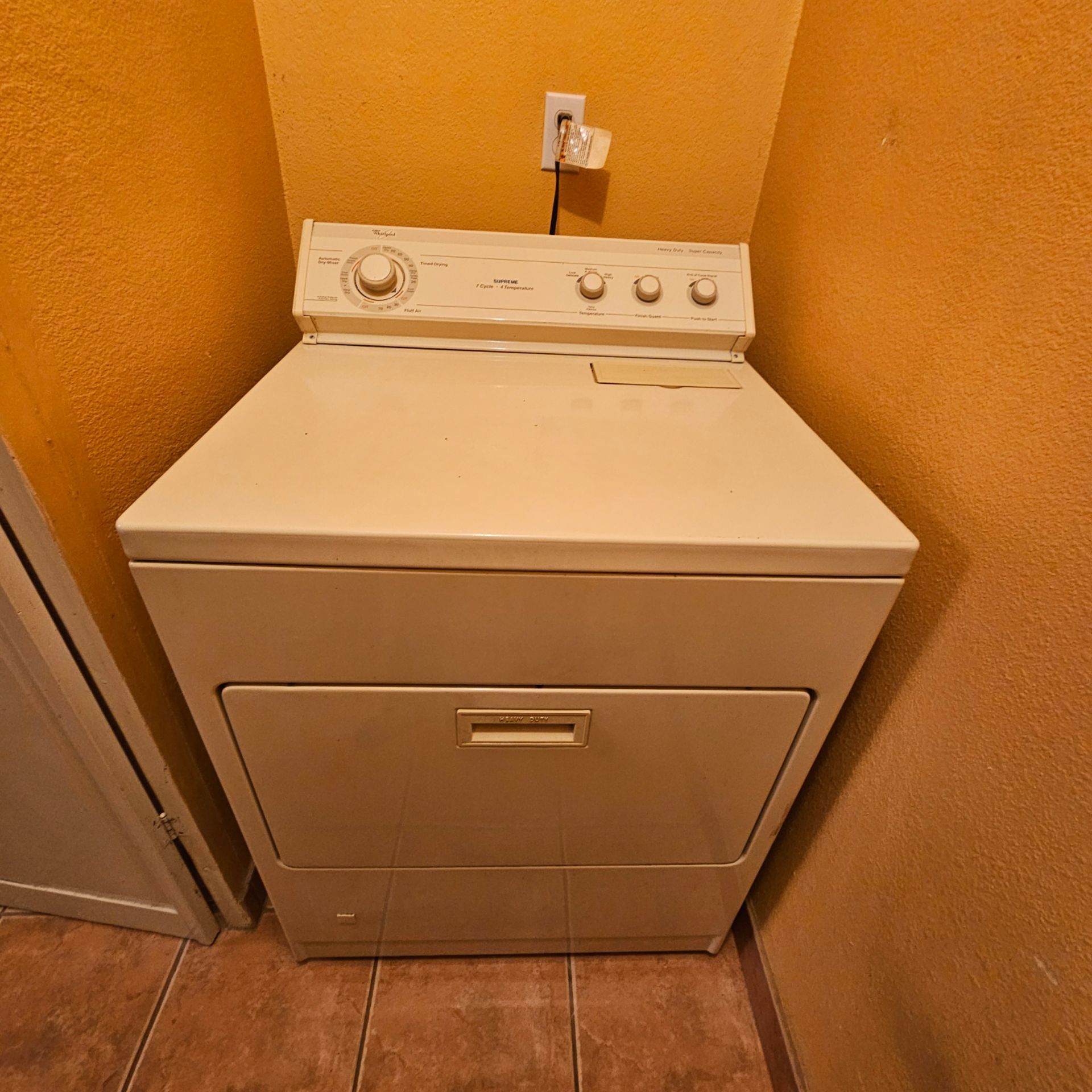 Washer and dryer set