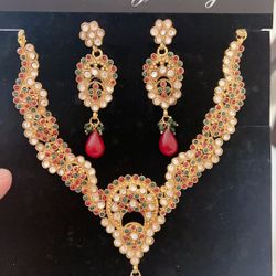 Traditional Kundan Stone Set