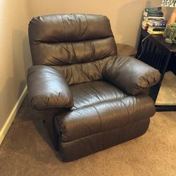Real Leather Recliner