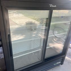Two Door Sliding Refrigerator 