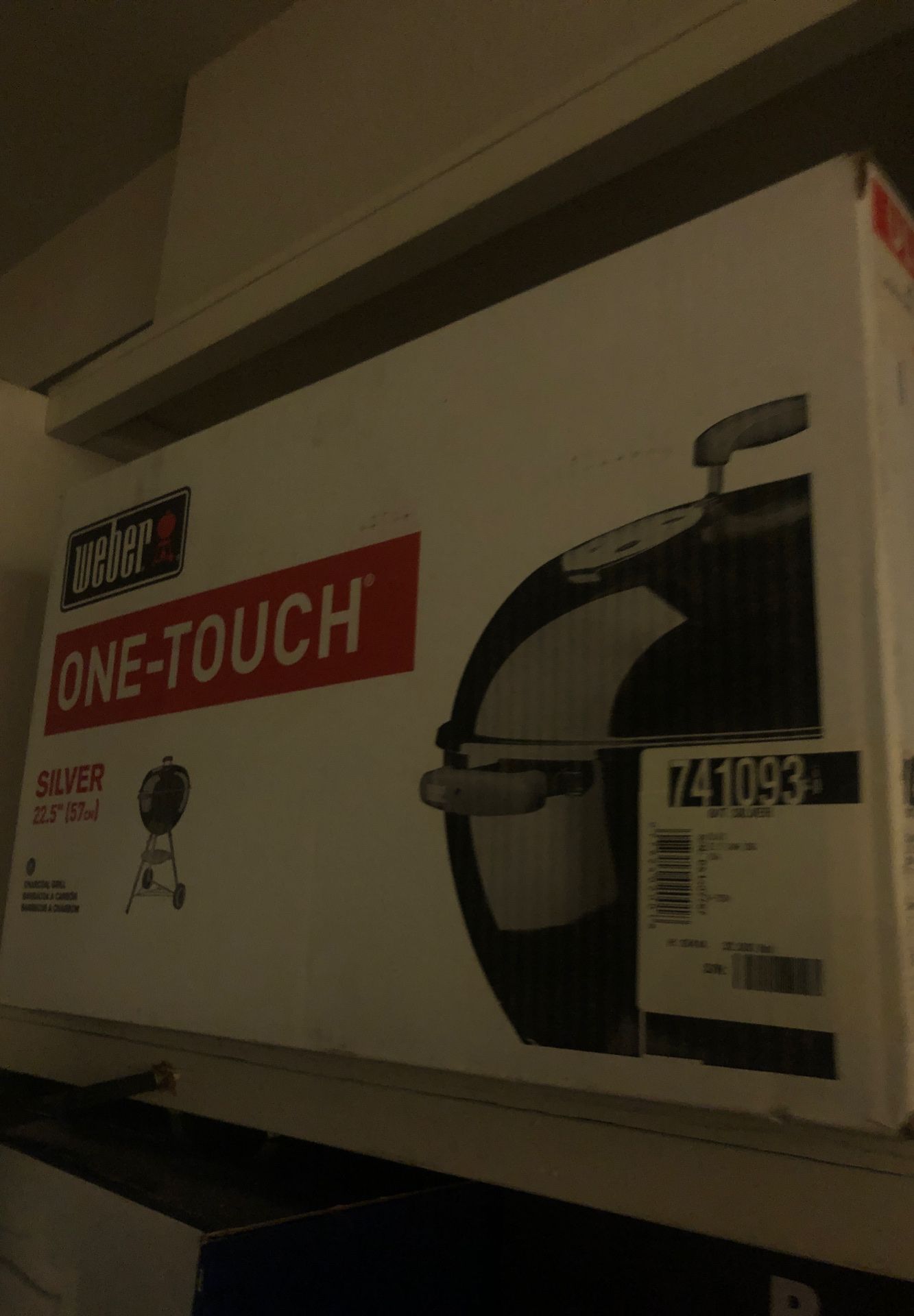 Weber one-touch charcoal grill