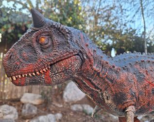 Awesome Custom Carnotaurus Jurassic World Colossal 3 Ft Long! 