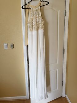 White Long Dress/ Wedding Dress / Women's Dress