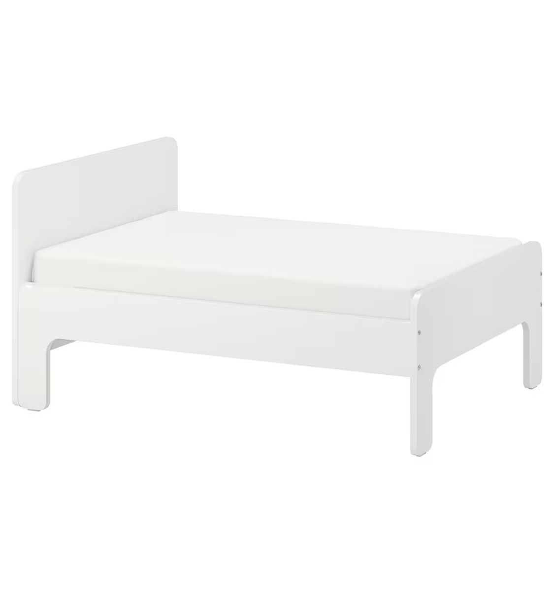 Ikea SLAKT White Extendable Kid’s Bed Frame