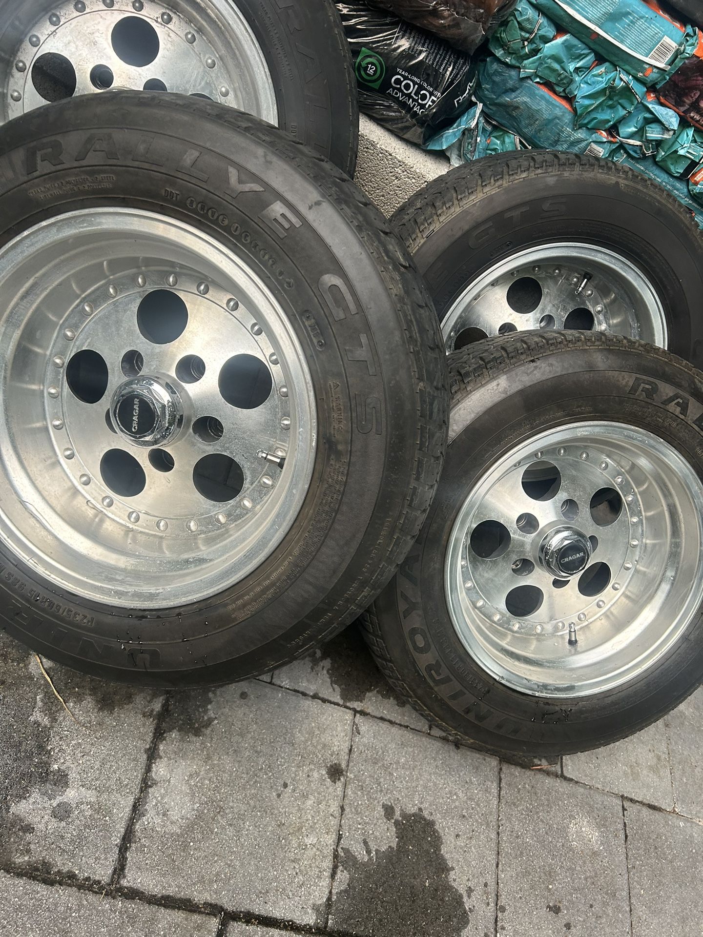15” Cragars Wheels