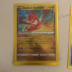 Radiant Eternatus Pokémon Collectible, Sand And Offer. Nothing Free.
