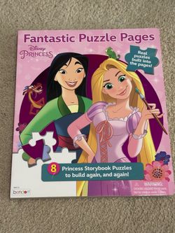 Disney Princess Puzzle Book