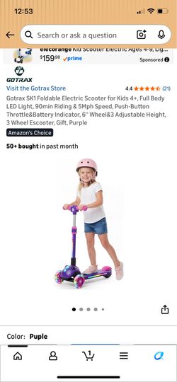 Kids kick scooter