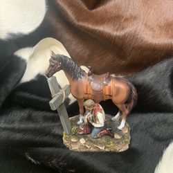 Praying Cowboy Figurine