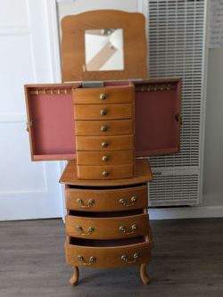 Jewelry Floor Standing Armoire