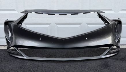 GRAY ACURA MDX 2022 2023 2024 FRONT BUMPER